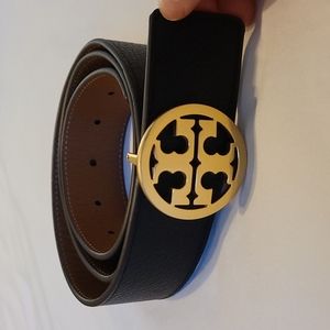 Tory Burch Reversible Belt Black/Brown M